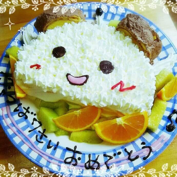 子供のリクエストはねりまるくんのケーキ