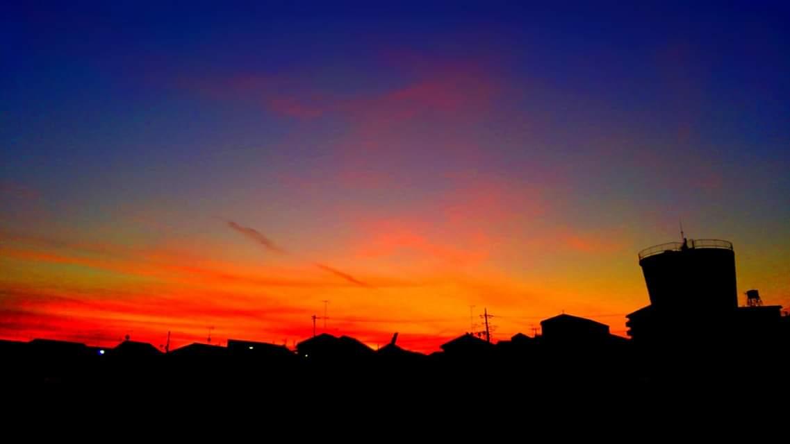 上石神井南町の夕焼け 2