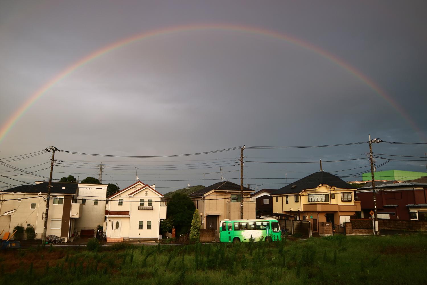 雷雨の後の懸け橋