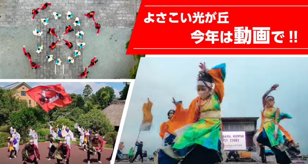 今年は「よさこい祭り in 光が丘公園」を動画で楽しもう！