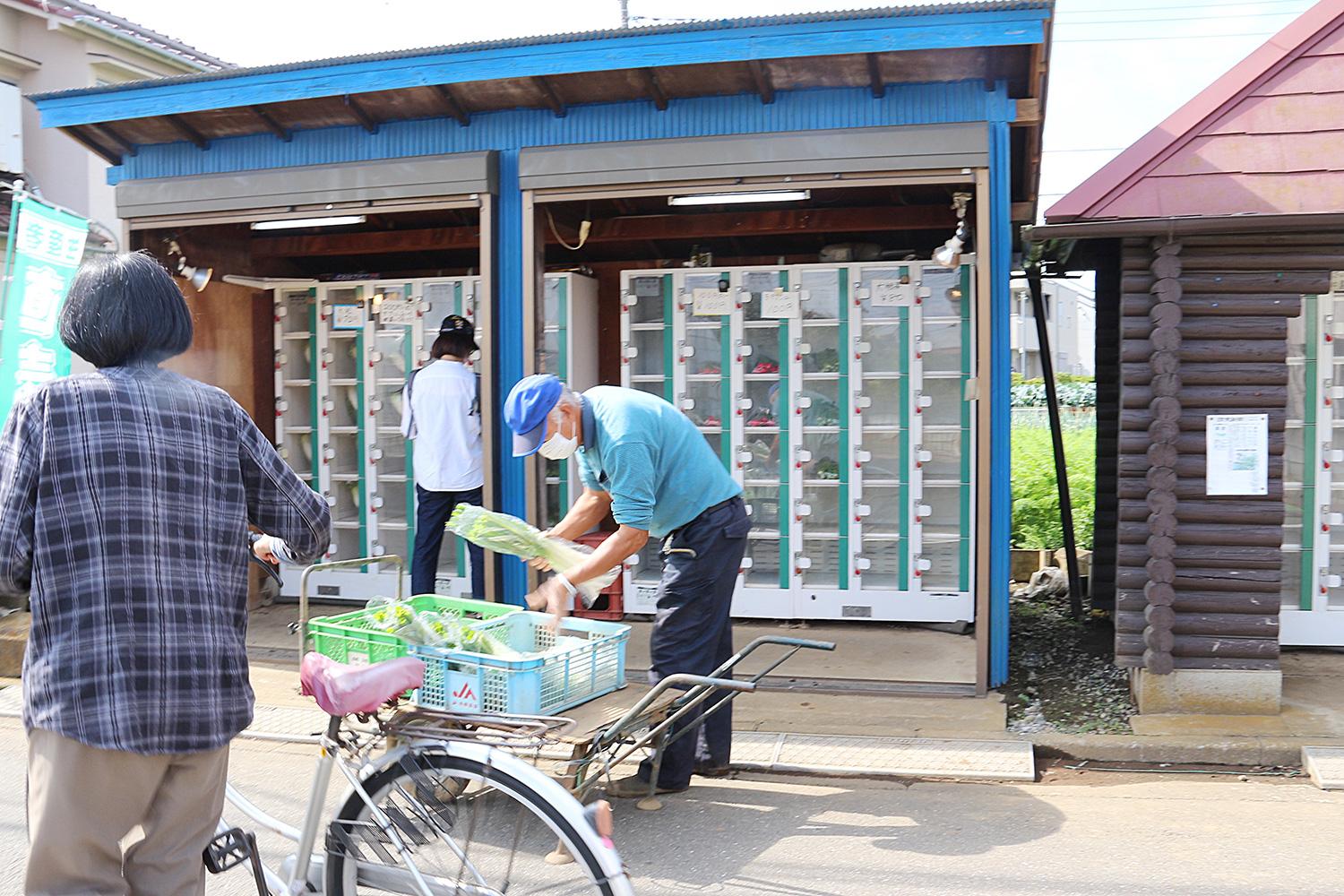 生産者を見かけたら、話かけてみよう！