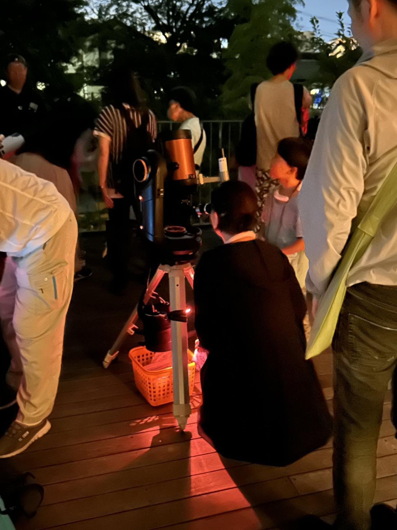 夏休み！親子で学ぼう練馬の夜空