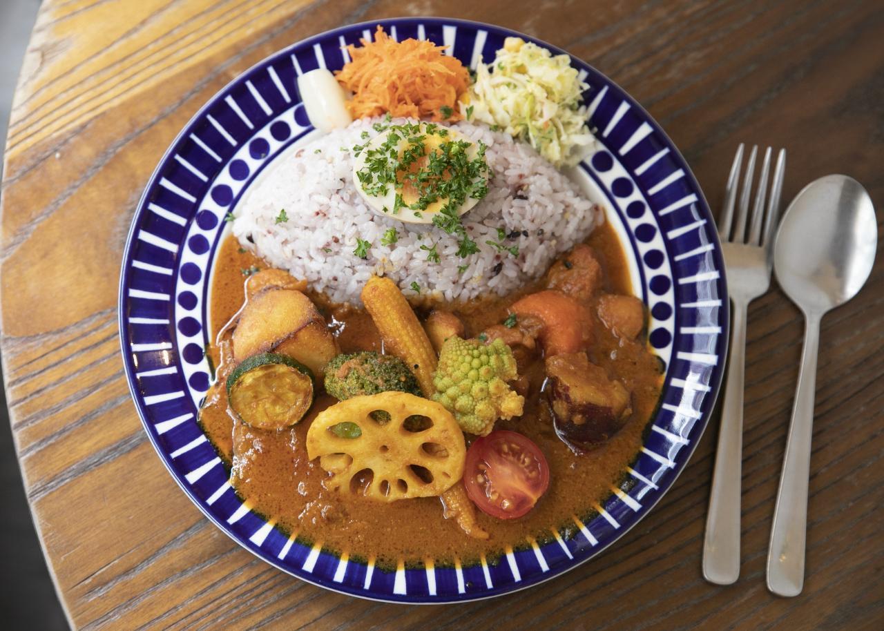 たっぷり野菜のチキンカレー